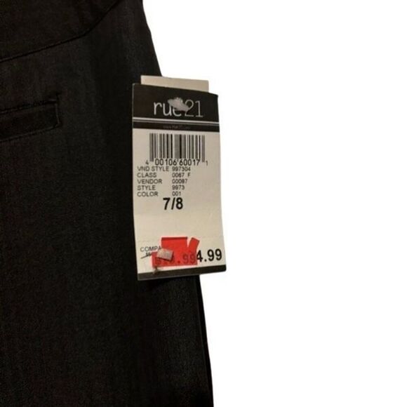 Rue 21 Flare Size 7/8 Regular Dark Gray Pants *New* - Picture 6 of 6